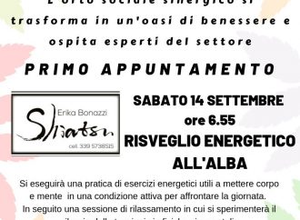 Risveglio energetico all’alba presso L’orto sociale sinergico di Vicobellignano